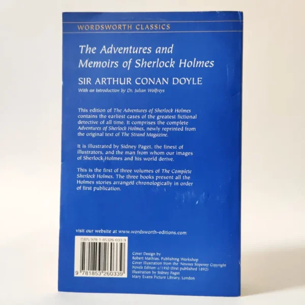 The Adventures and Memoris of Sherlock Holmes. Sir Arthur Conan Doyle