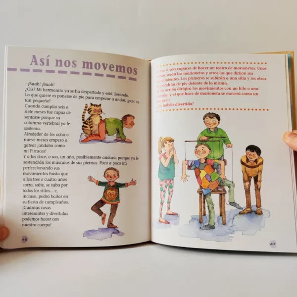 Ventana azul: Nuestro cuerpo. Enciclopedia Preescolar