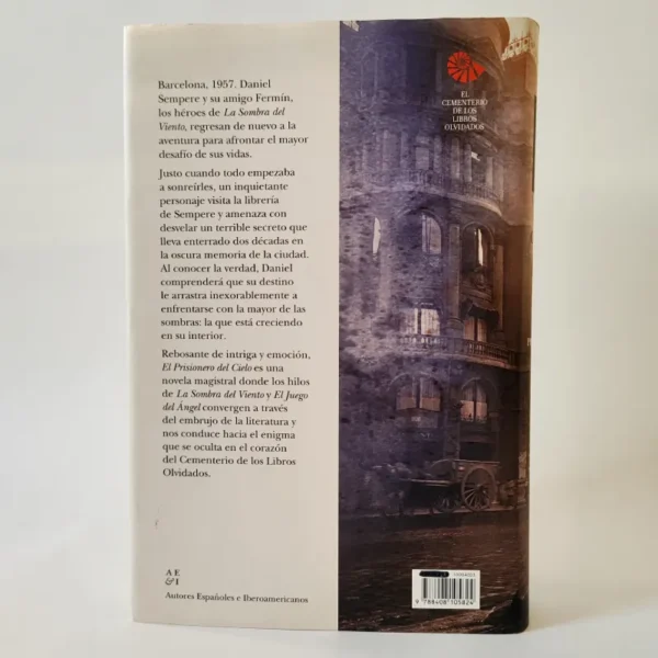 El prisionero del cielo. Carlos Ruiz Zafón, książka po hiszpańsku