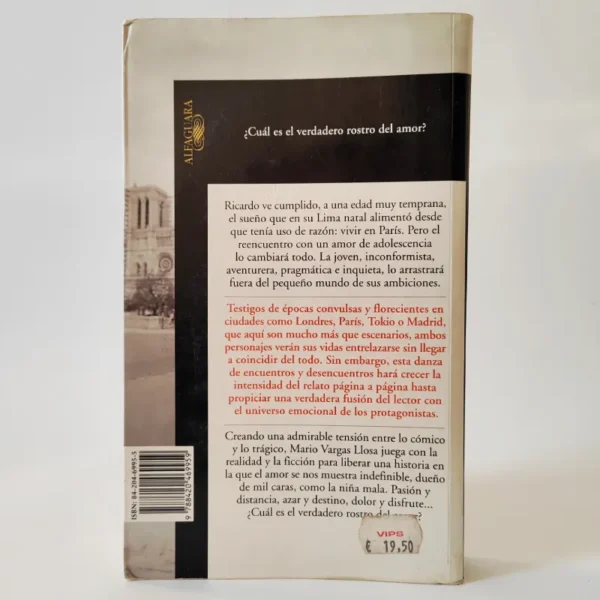 Travesuras de la niña mala. Mario Vargas Llosa, książka po hiszpańsku