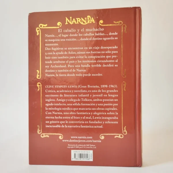 Las Crónicas de Narnia- El caballo y el muchacho. C.S. Lewis, książka po hiszpańsku