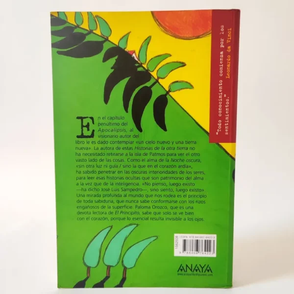 Historia de la otra tierra. Paloma Orozco Amorós. ANAYA