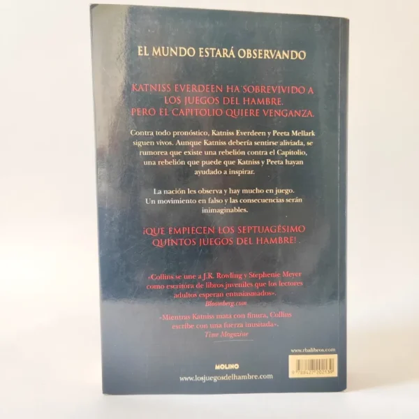 Los Juegos del Hambre 2 - En llamas. Suzanne Collins, książka po hiszpańsku