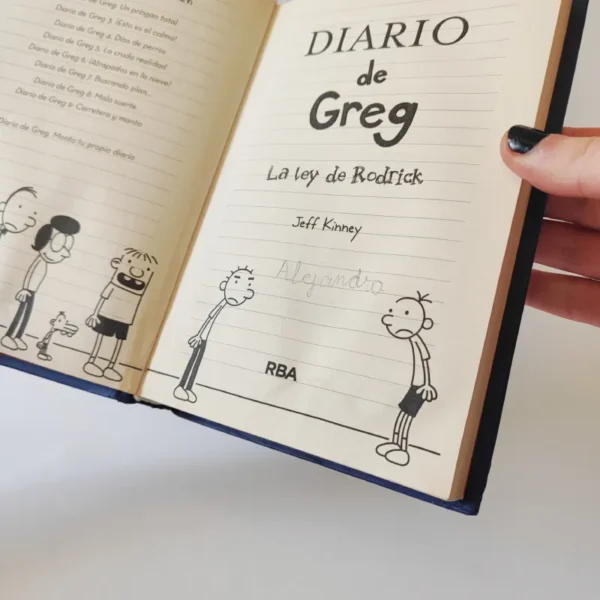 Diario de Greg 2. La ley de Rodrick. Jeff Kinney, książka po hiszpańsku dla młodzieży