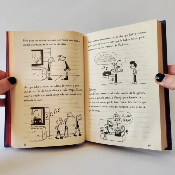 Diario de Greg 2. La ley de Rodrick. Jeff Kinney, książka po hiszpańsku dla młodzieży
