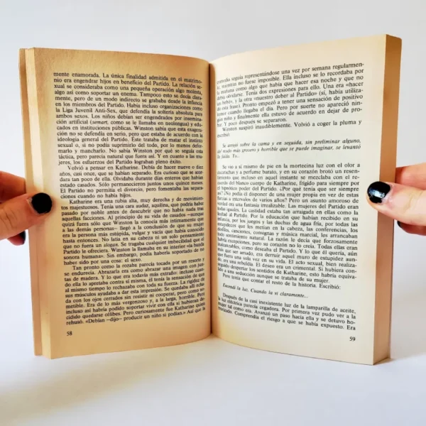 1984. George Orwell, książka po hiszpańsku, tania księgarnia hiszpańska