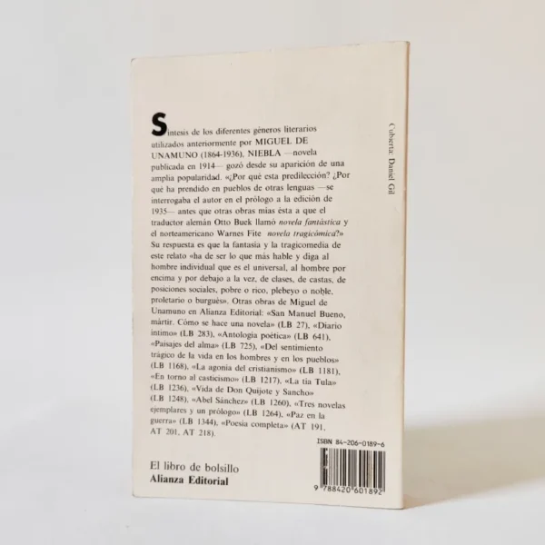 Niebla. Miguel de Unamuno