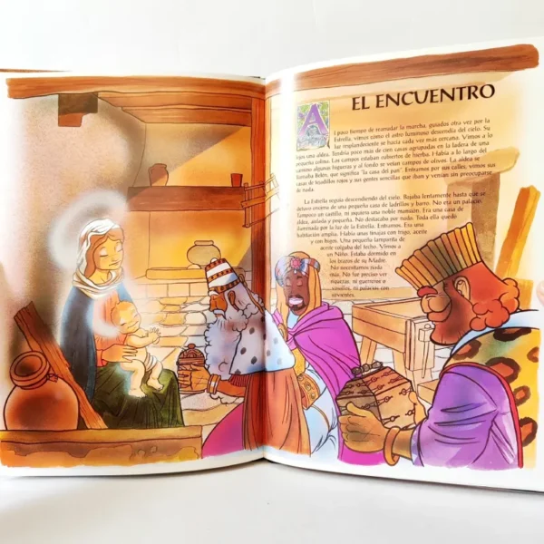 La historia de los Reyes Magos contada a los niños por el rey Melchor