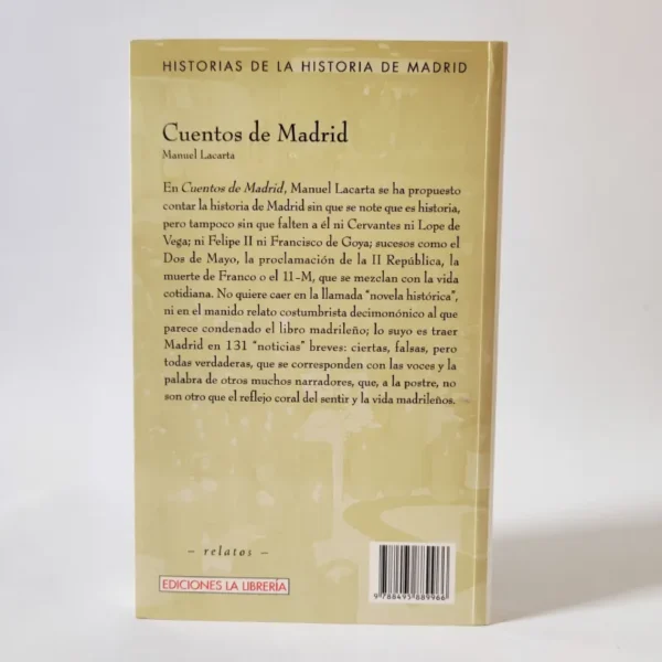 Cuentos de Madrid. Manuel Lacarta