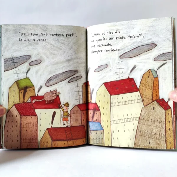En los hombros de Papa. Manuela Monari. Imaginarium