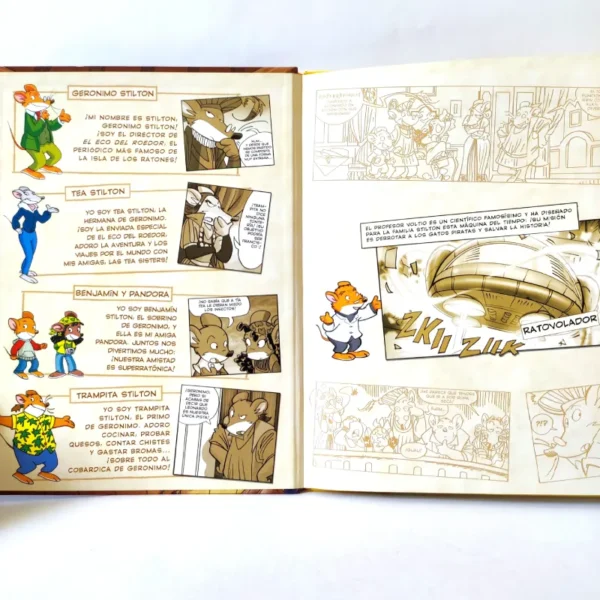 ¿Quién ha robado la Mona Lisa? Cómic Geronimo Stilton