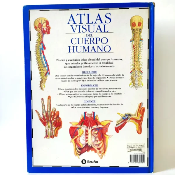 Atlas visual del cuerpo humano. Editorial Bruño