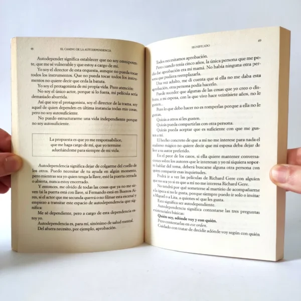 El camino de la autodependencia. Jorge Bucay, książka po hiszpańsku