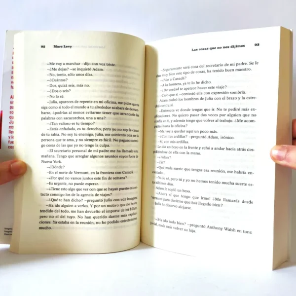 Las cosas que no nos dijimos. Marc Levy, książka po hiszpańsku
