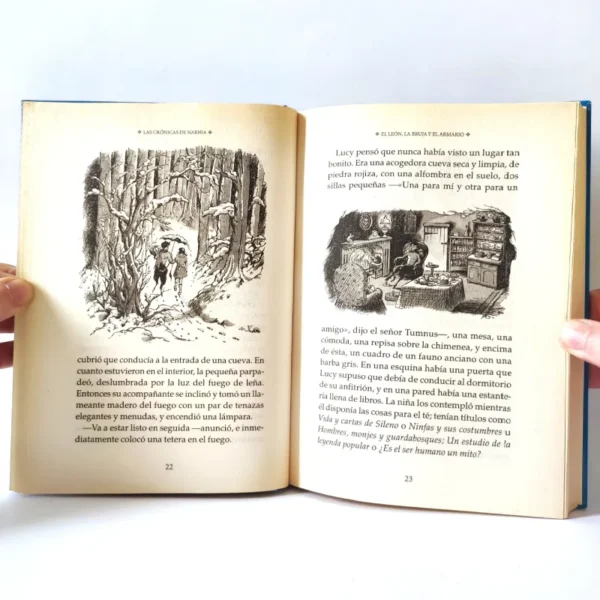 Las crónicas de Narnia- El león, la bruja y el armario. C.S. Lewis, książka po hiszpańsku