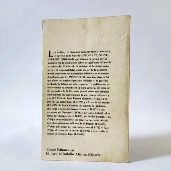 El Principito. Antoine de Saint-Exupéry, ksiązka po hiszpańsku