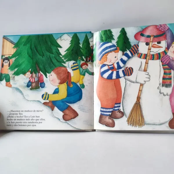 Teo en la nieve. Violeta Denou