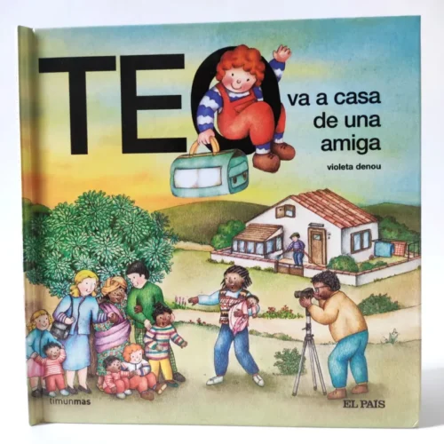 Teo va a casa de una amiga. Violeta Denou