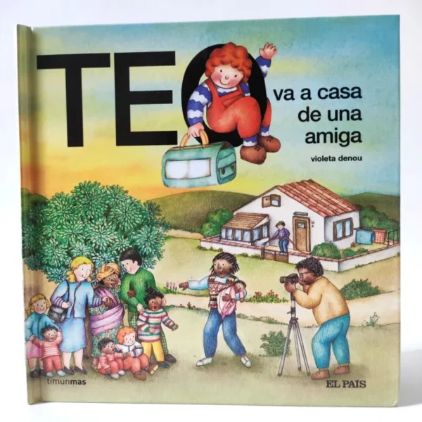 Teo va a casa de una amiga. Violeta Denou