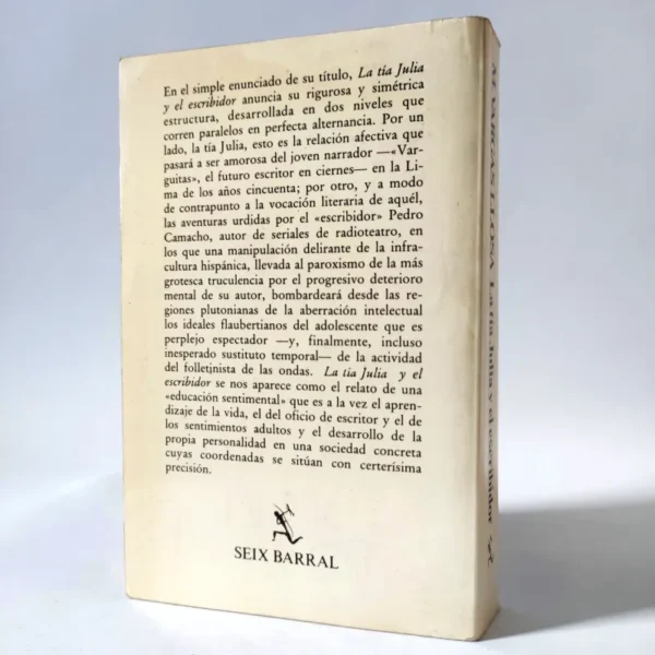 La tía Julia y el escribidor. Mario Vargas Llosa, książka po hiszpańsku, tania księgarnia hiszpańska