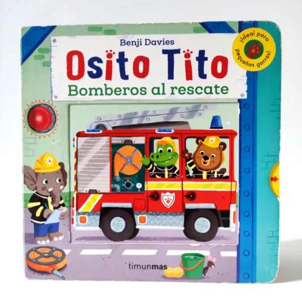 Osito Tito. Bomberos al rescate, książka po hiszpańsku dla dzieci