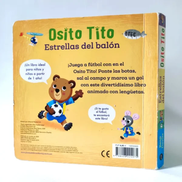 Osito Tito. Estrellas del balón, książka po hiszpańsku dla dzieci