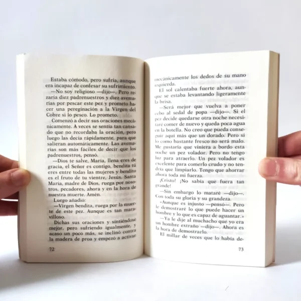El viejo y el mar. Ernest Hemingway, książka po hiszpańsku