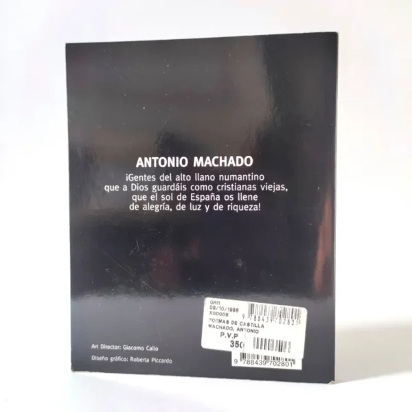 Poemas de Castilla. Antonio Machado, książka po hiszpańsku