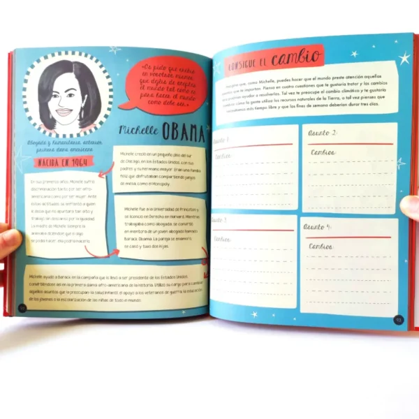 Soy una chica rebelde: Libro de actividades inspiradoras para descubrir a mujeres increíbles, książka po hiszpańsku