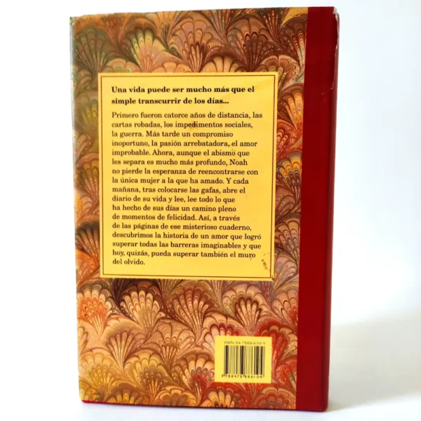 El cuaderno de Noah. Nicholas Sparks, książka po hiszpańsku