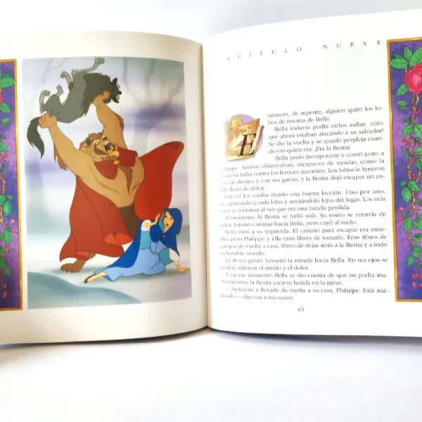 La Bella y la Bestia. Clásicos Disney, książka po hiszpańsku
