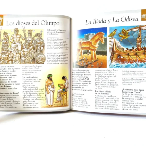 Civilizaciones antiguas. Émilie Beaumont. Imagen- descubierta del mundo, książka po hiszpańsku