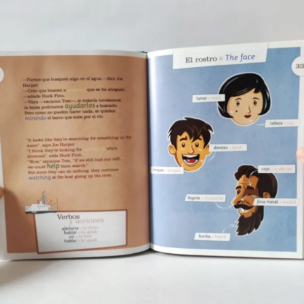 Tom Sawyer, pirata. Más de 200 palabras en inglés y castellano sobre el cuerpo humano y la ropa