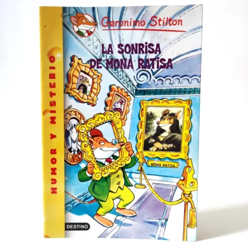 La sonrisa de Mona Ratisa. Geronimo Stilton. Destino, książka po hispzańsku