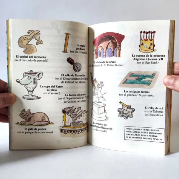 La sonrisa de Mona Ratisa. Geronimo Stilton. Destino, książka po hispzańsku