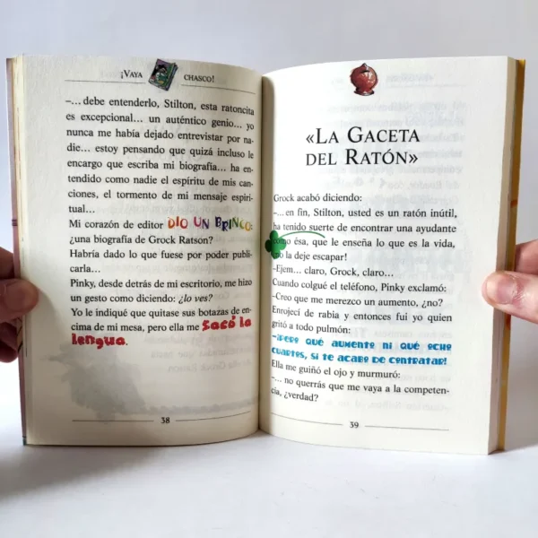 Mi nombre es Stilton, Geronimo Stilton. Destino, książka po hiszpańsku