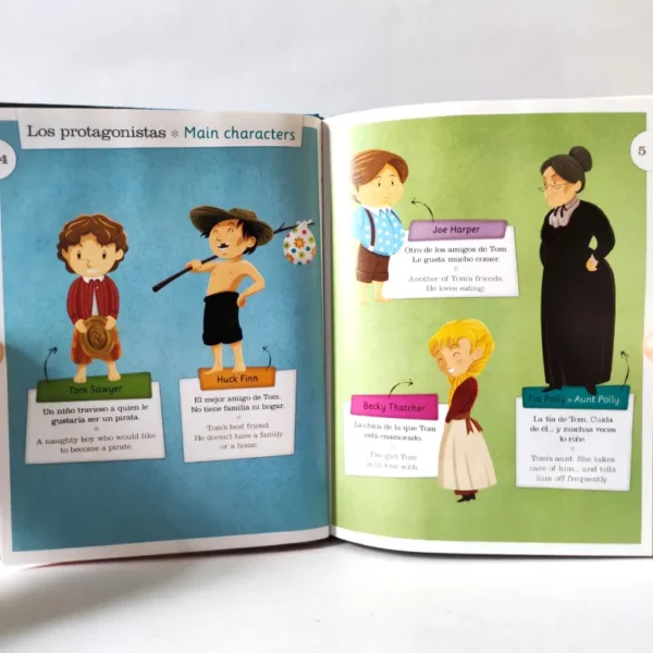 Tom Sawyer, pirata. Más de 200 palabras en inglés y castellano sobre el cuerpo humano y la ropa