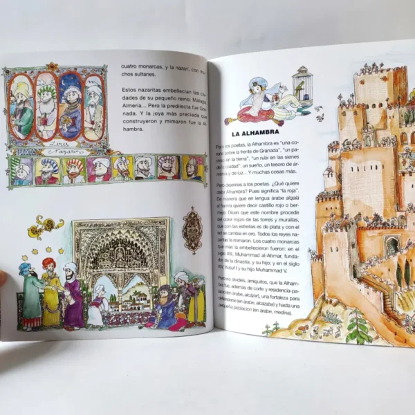La Alhambra contada a los niños. Ediciones Miguel Sánchez