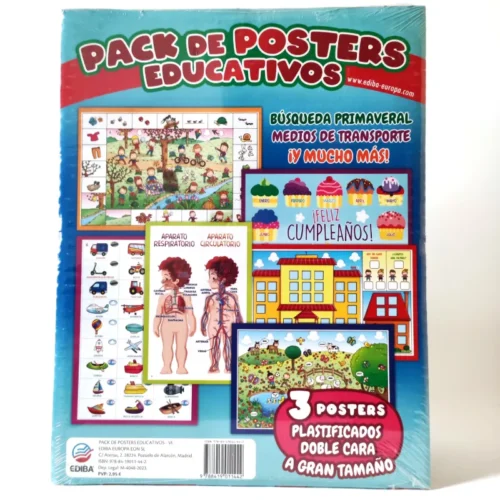 Pack de Posters Educativos Nº 6. Ediba