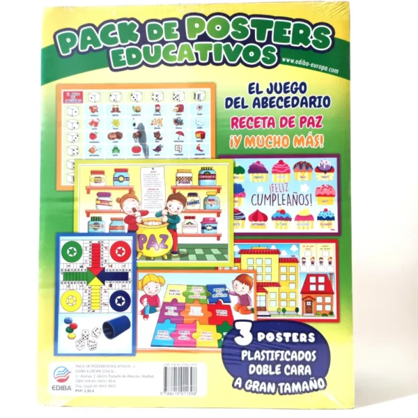 Pack de Posters Educativos Nº 1. Ediba