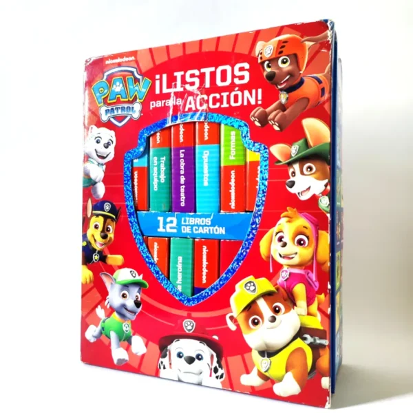 Paw Patrol ¡ Listos para la acción! 12 libros de cartón