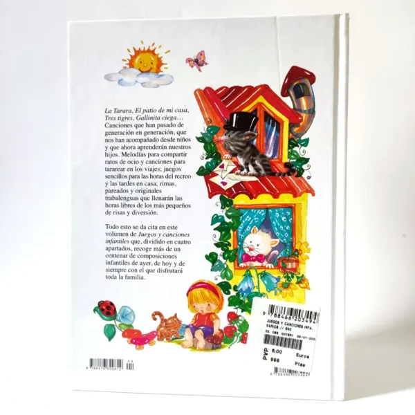 Juegos y Canciones Infantiles. Libsa, książka po hiszpańsku dla dzieci