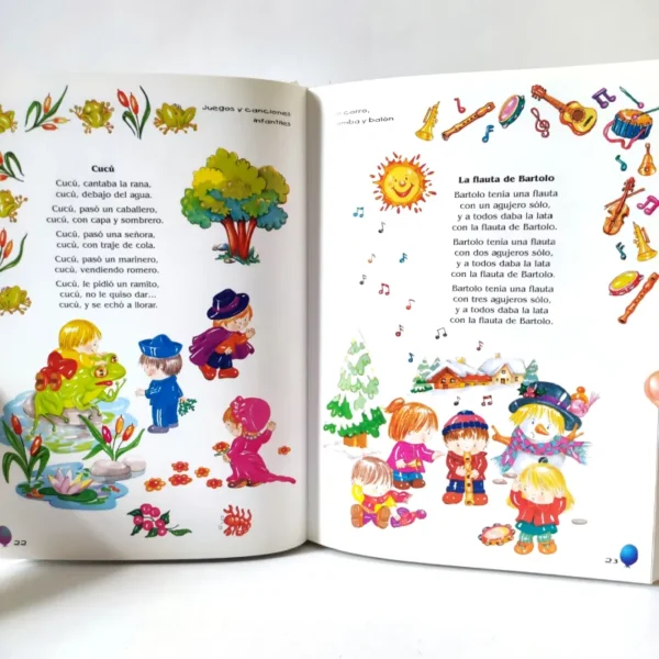 Juegos y Canciones Infantiles. Libsa, książka po hiszpańsku dla dzieci