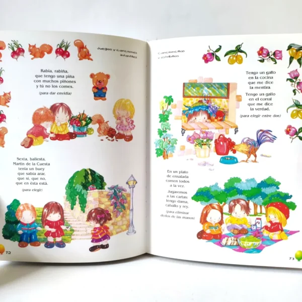 Juegos y Canciones Infantiles. Libsa, książka po hiszpańsku dla dzieci