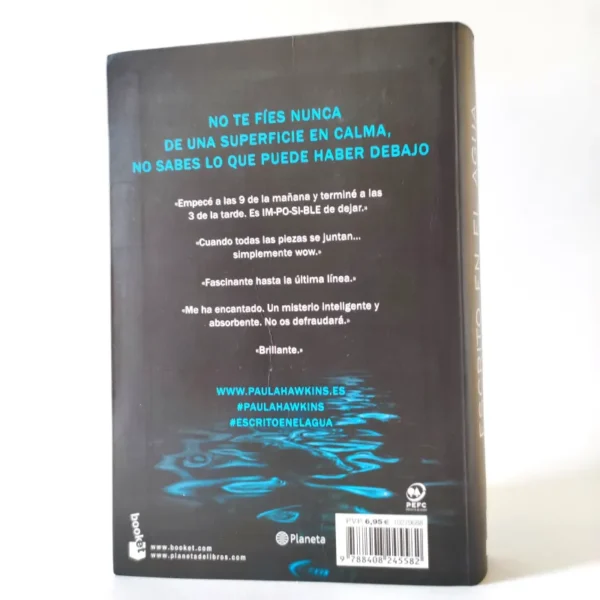 Escrito en el agua. Paula Hawkins, książka po hiszpańsku