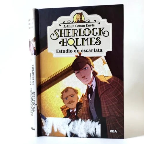 Sherlock Holmes. Estudio en Escarlata. Arthur Conan Doyle. RBA, książka po hiszpańsku
