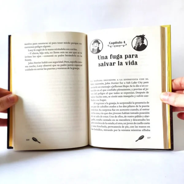 Sherlock Holmes. Estudio en Escarlata. Arthur Conan Doyle. RBA, książka po hiszpańsku