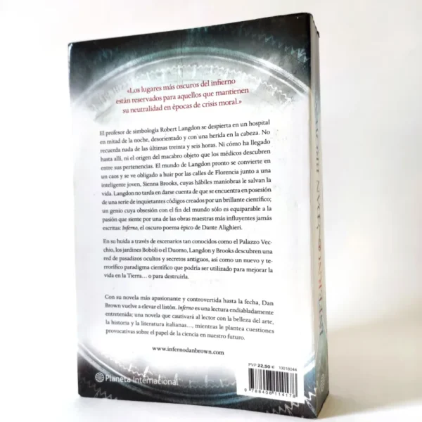 Inferno. Dan Brown, książka po hiszpańsku
