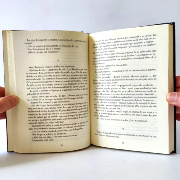 Diez negritos. Agatha Christie, książka po hiszpańsku