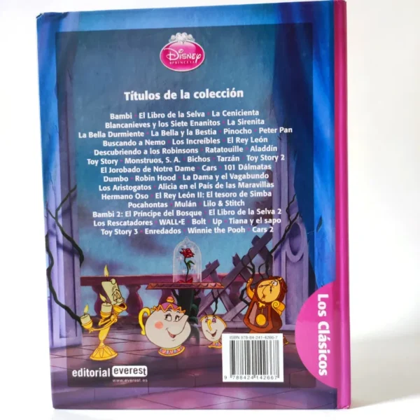 La Bella y la Bestia. Clásicos Disney, książka po hiszpańsku
